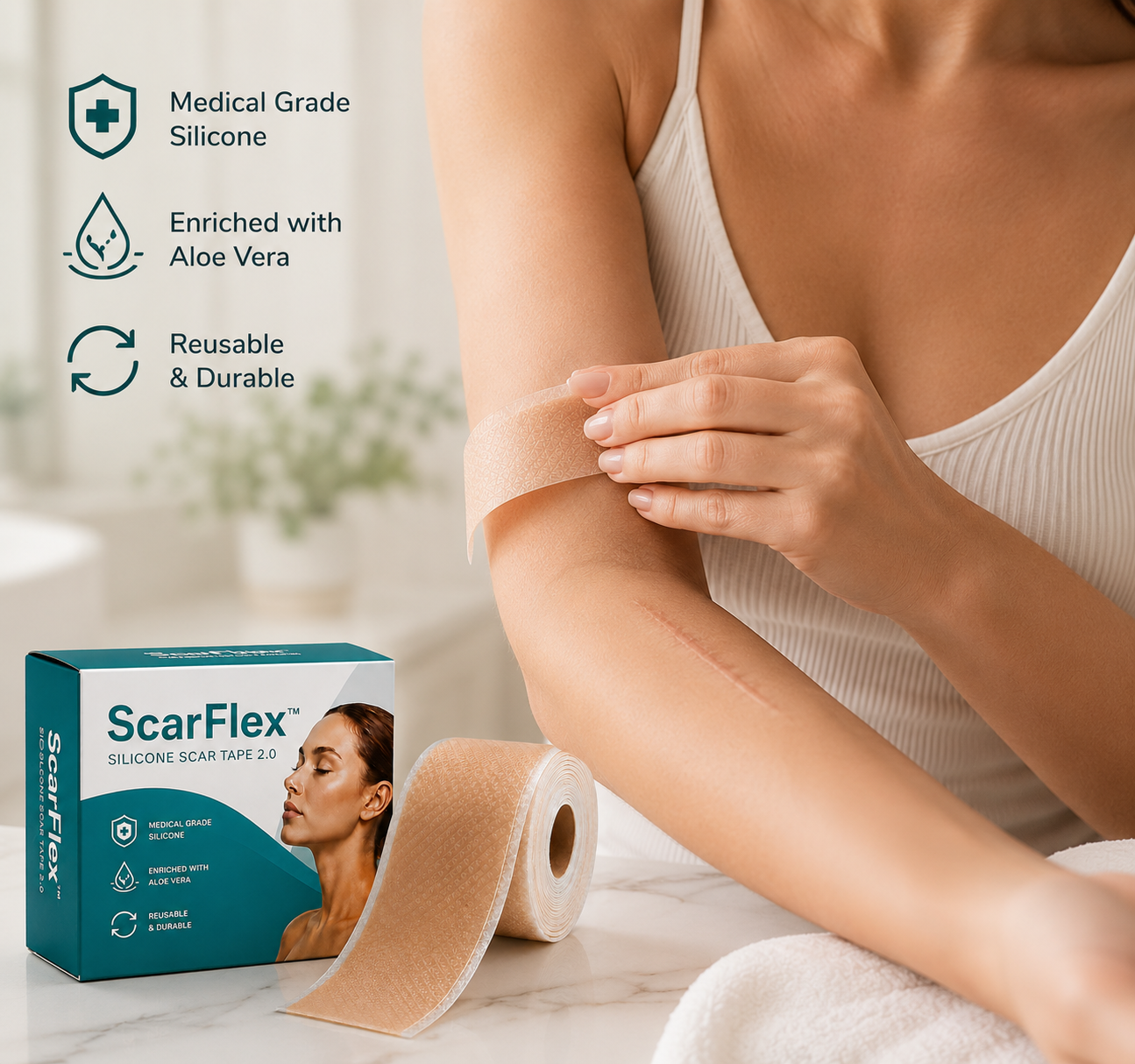 ScarFlex™ - Premium Scar Tape