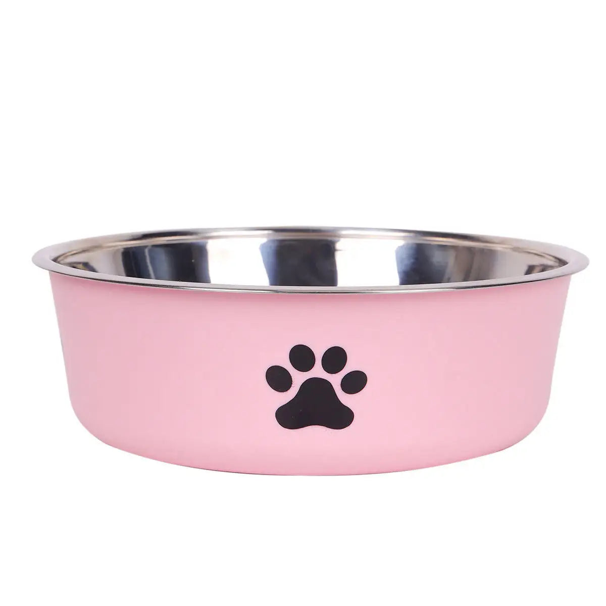 Qbellpet Stainless Steel Dog Bowls Insulated Dog Food Water Bowl No Tip Pet Feeder Bowl No Skid Spill Proof for Medium Large Dog